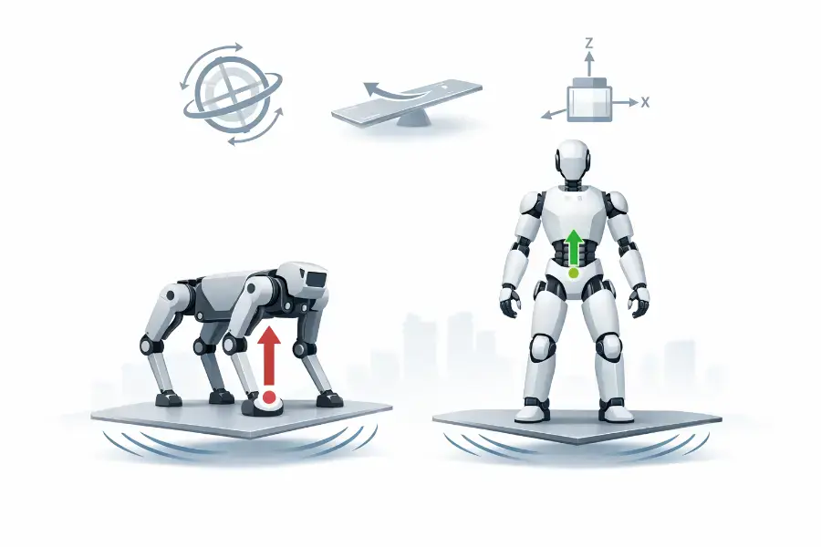 How Quadruped and Humanoid Robots Stay Balanced