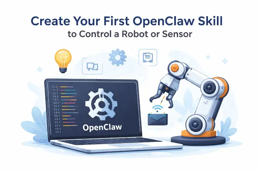 Create Your First OpenClaw Skill to Control a Robot or Sensor